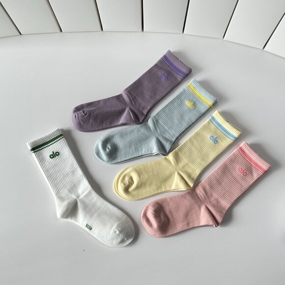 Alo Mid-Calf Socks - Picture 4 of 9